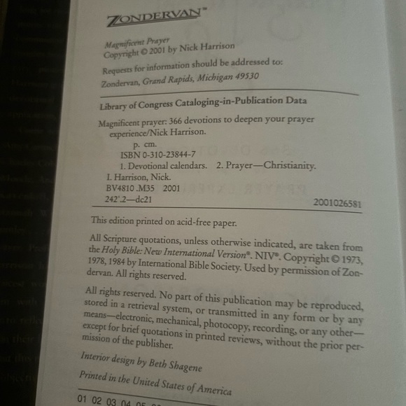 Magnificent Prayer: 366 Devotions to Deepen Your Prayer Experience Hardback - Picture 3 of 7